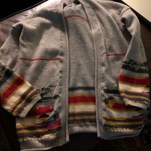 Aztec print sweater